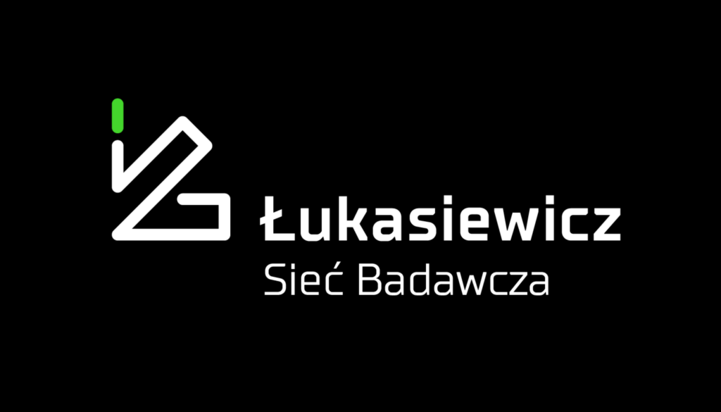 czarne logo Sieć Badawcza Łukasiewicz