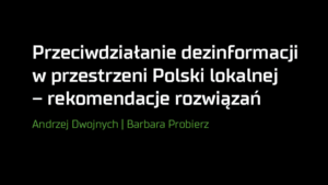 przeciwdziałanie dezinformacji