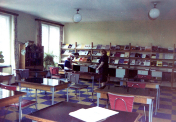 Widok czytelni BOINTE z roku 1965