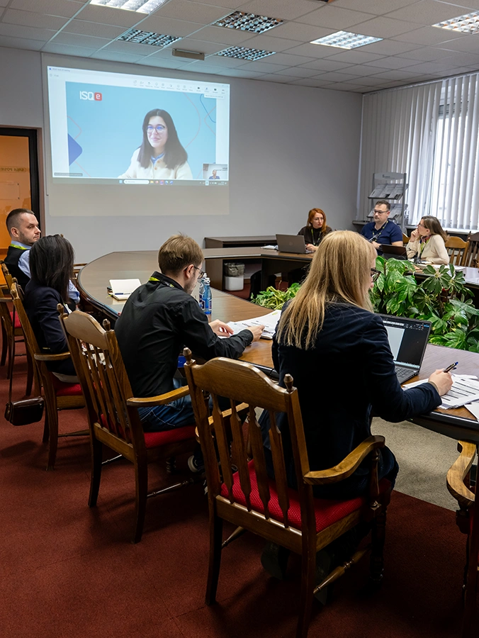 Meeting as part of the VIOLET project – under the Erasmus+ programme – at Łukasiewicz – GIT