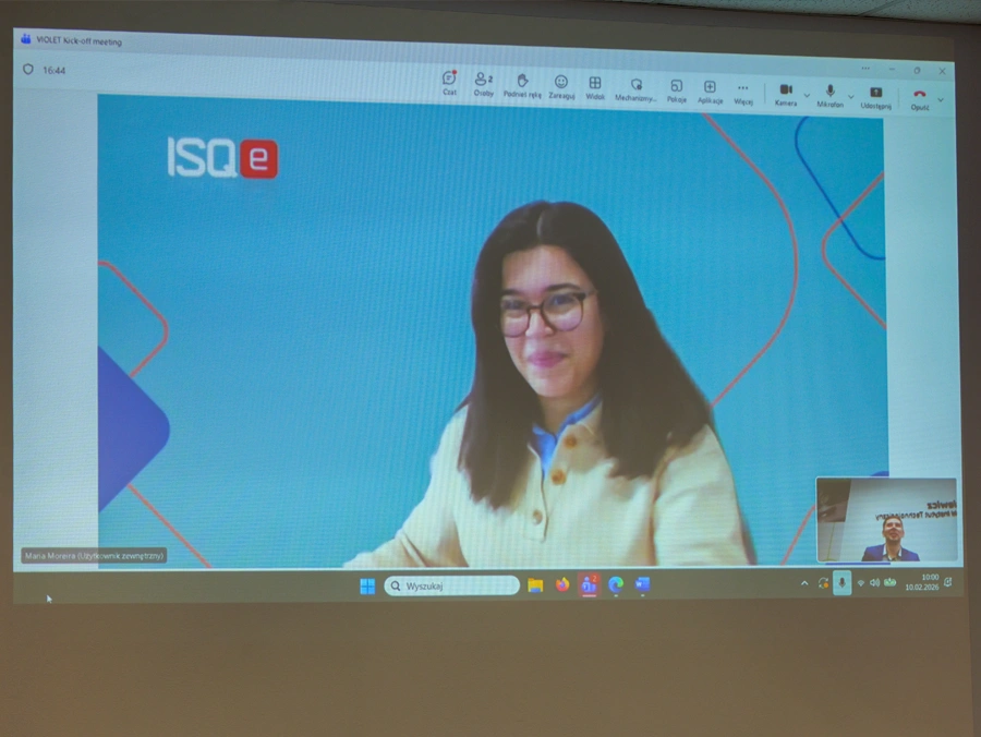 Meeting as part of the VIOLET project – under the Erasmus+ programme – at Łukasiewicz – GIT