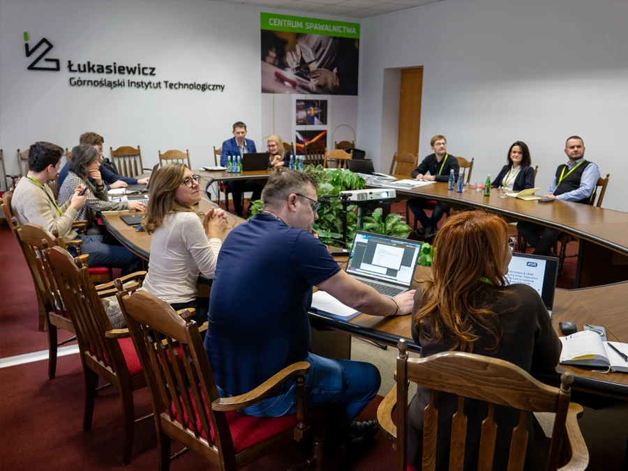 Meeting as part of the VIOLET project – under the Erasmus+ programme – at Łukasiewicz – GIT