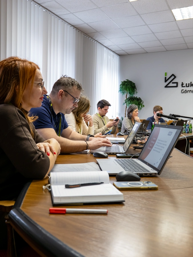 Meeting as part of the VIOLET project – under the Erasmus+ programme – at Łukasiewicz – GIT