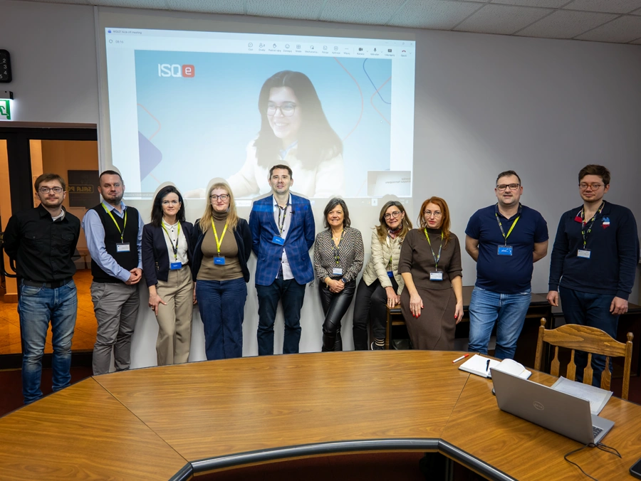 Meeting as part of the VIOLET project – under the Erasmus+ programme – at Łukasiewicz – GIT