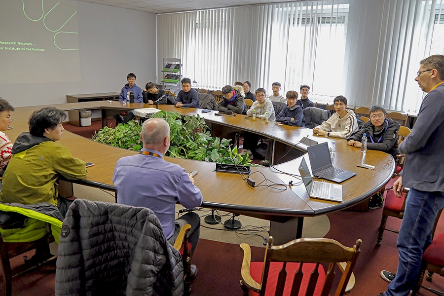 Students from Yanshan University visited Łukasiewicz – GIT during Winter Camp