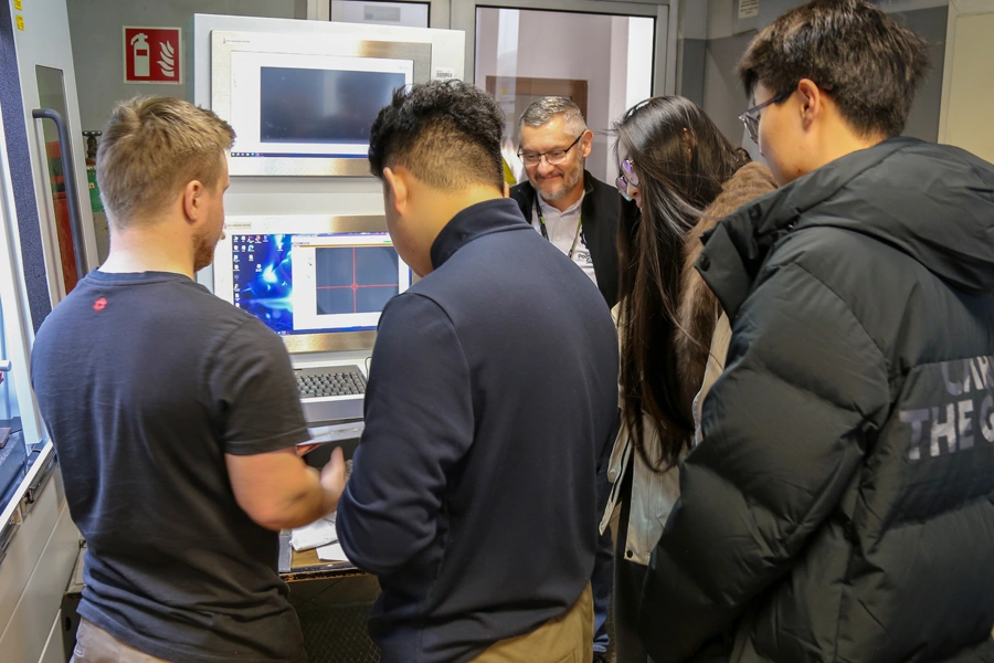 Chinese students visit Łukasiewicz – GIT laboratories