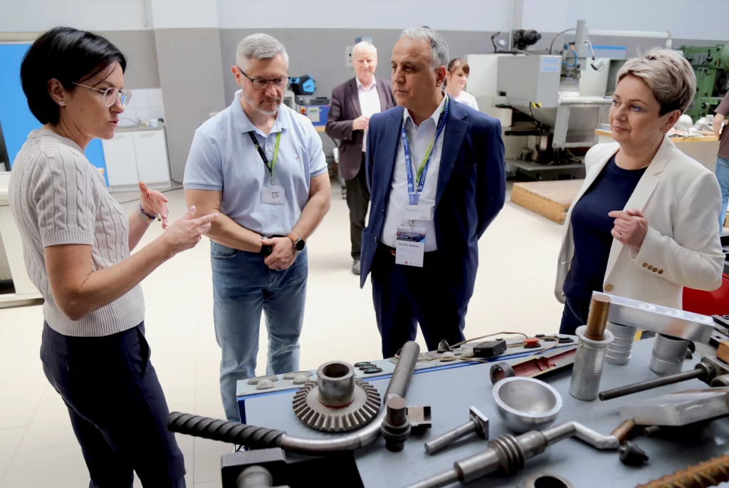 Przedstawiciele Gheorghe Asachi Technical University of Iași w Łukasiewicz – GIT