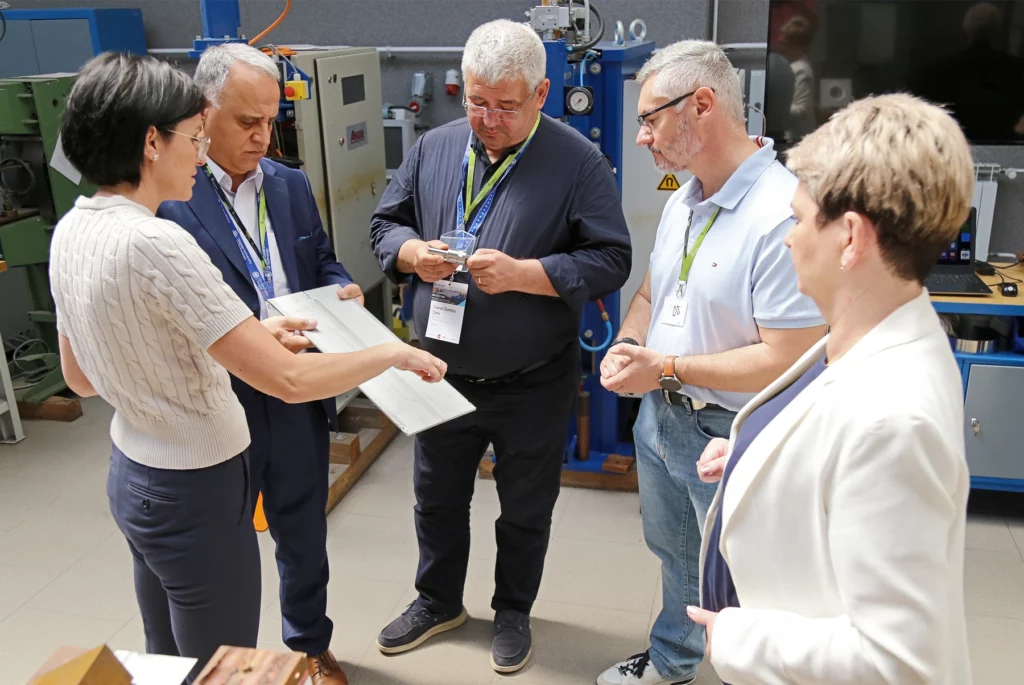 Przedstawiciele Gheorghe Asachi Technical University of Iași w Łukasiewicz – GIT