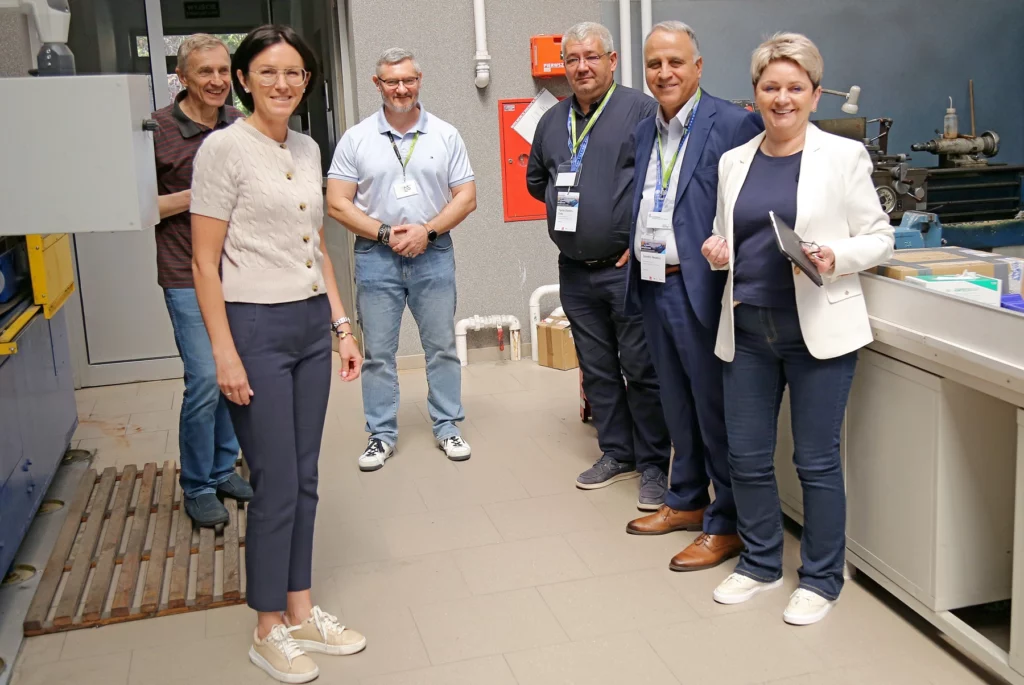 Przedstawiciele Gheorghe Asachi Technical University of Iași w Łukasiewicz – GIT