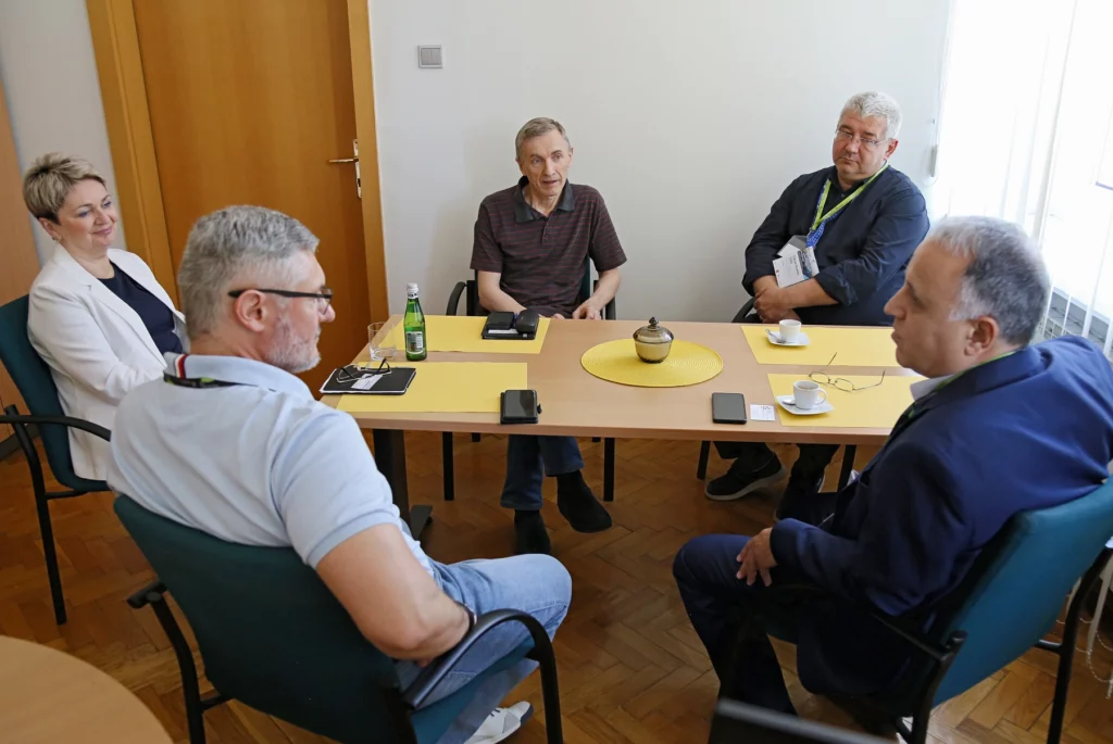 Przedstawiciele Gheorghe Asachi Technical University of Iași w Łukasiewicz – GIT