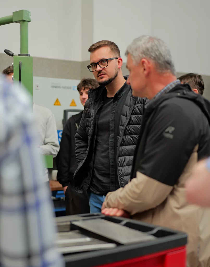 Uczniowie techników w Centrum Spawalnictwa