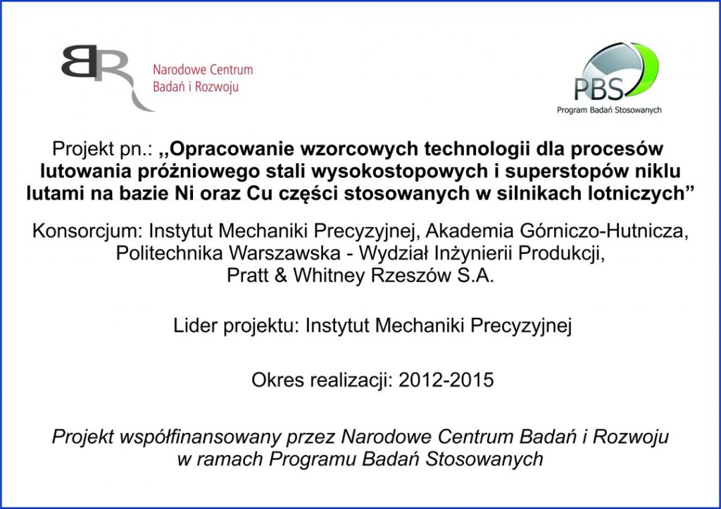 NCBiR projekt