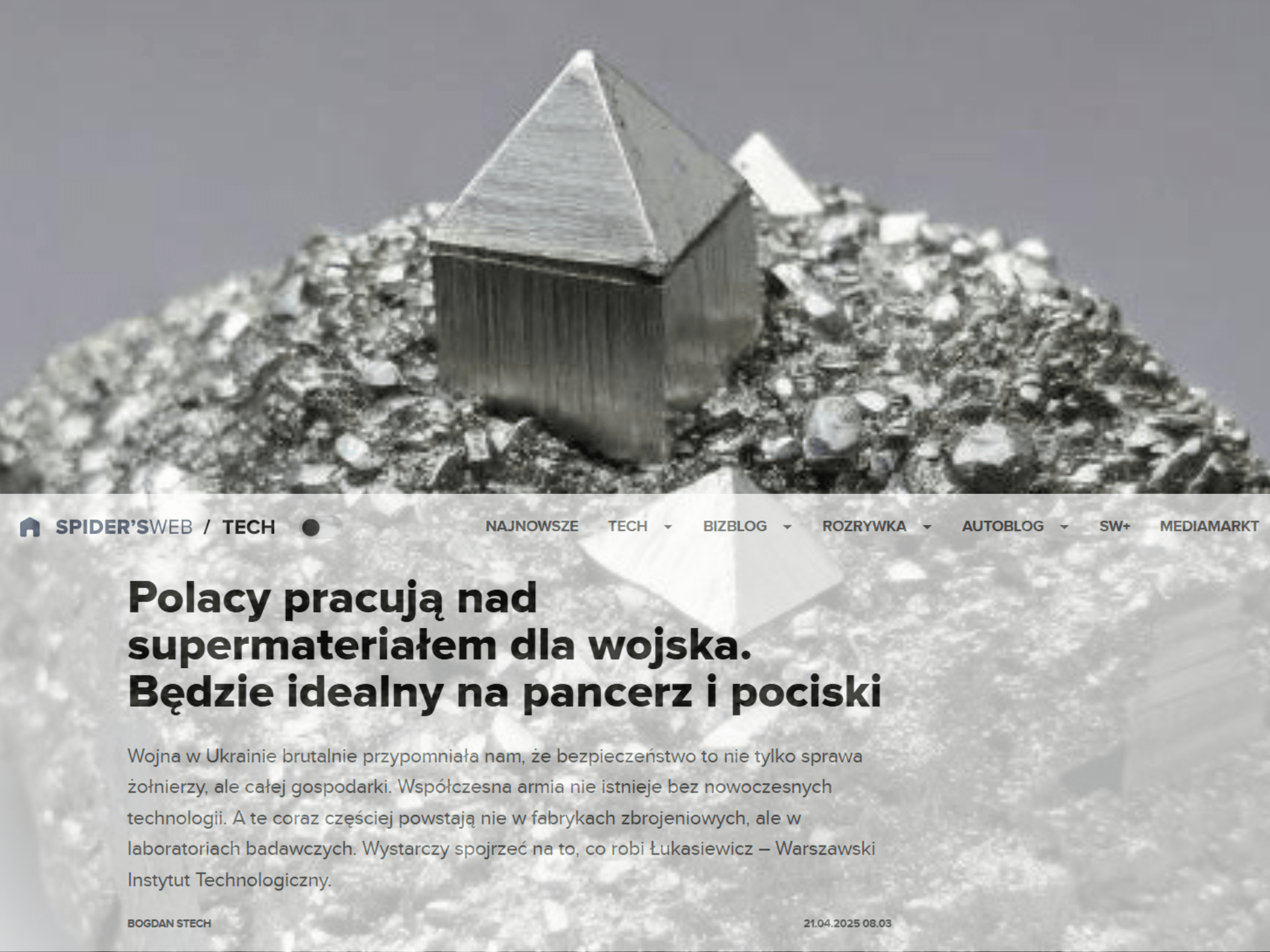 Cermetale dla obronności
