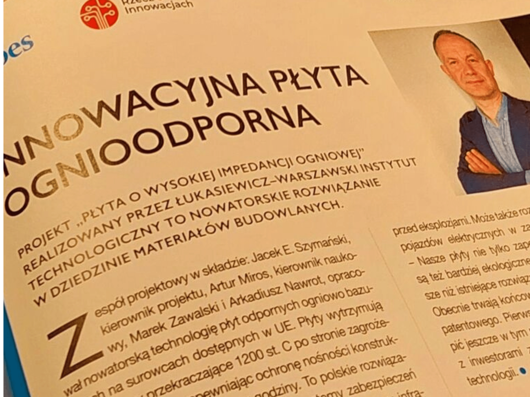 Innowacyjna płyta ognioodporna