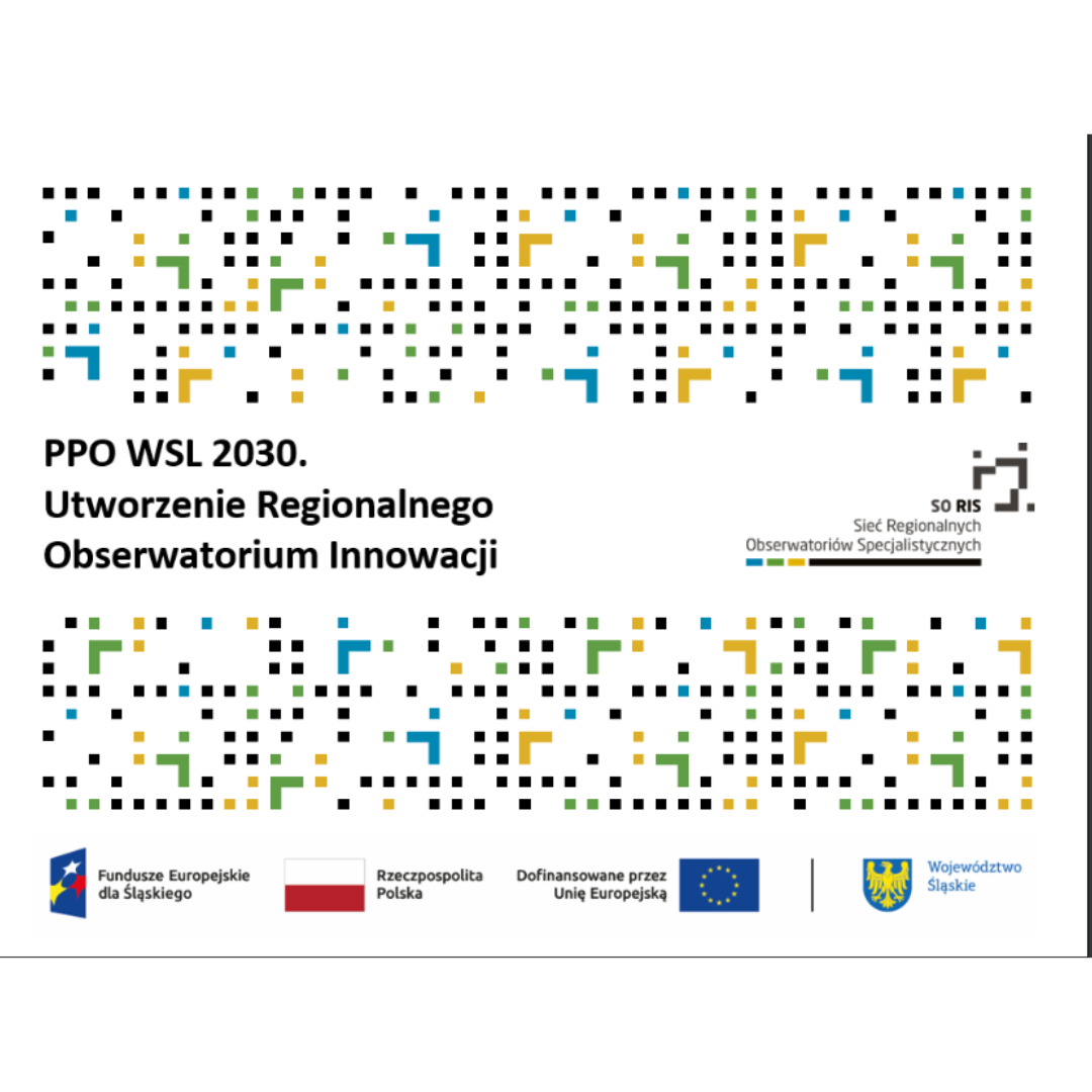 Projekt PPO WSL 2030 – UTWORZENIE REGIONALNEGO OBSERWATORIUM INNOWACJI plus logotypy