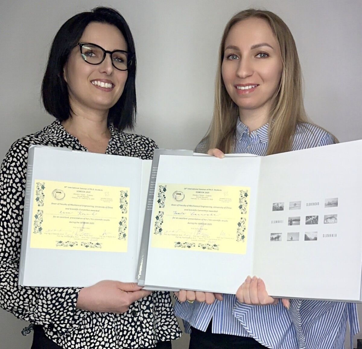 Anna Kozik i Kamila Limanówka z nagrodami