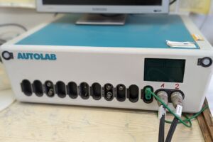 Potencjostat PGSTAT-302N (pomiary woltamperometryczne, galwanostatyczne i spektroskopia impedancyjna)