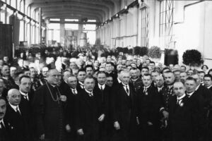 Uroczystość poświęcenia gmachu ChIB, Warszawa 1928