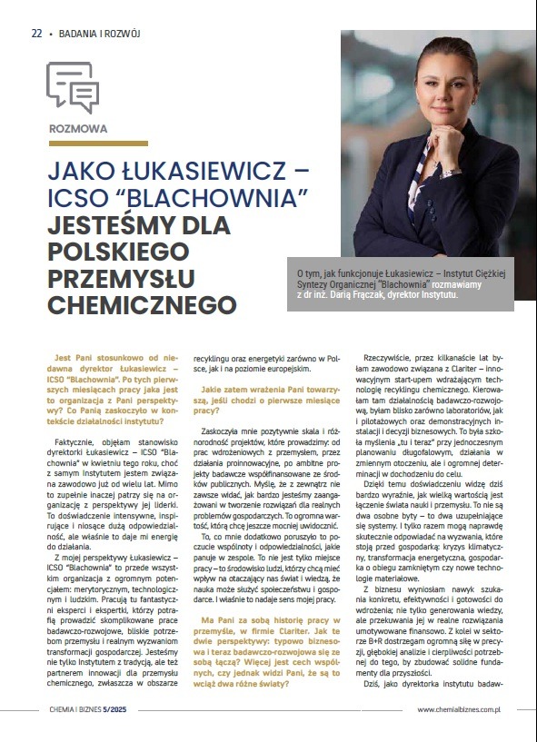 Strona z wywiadem