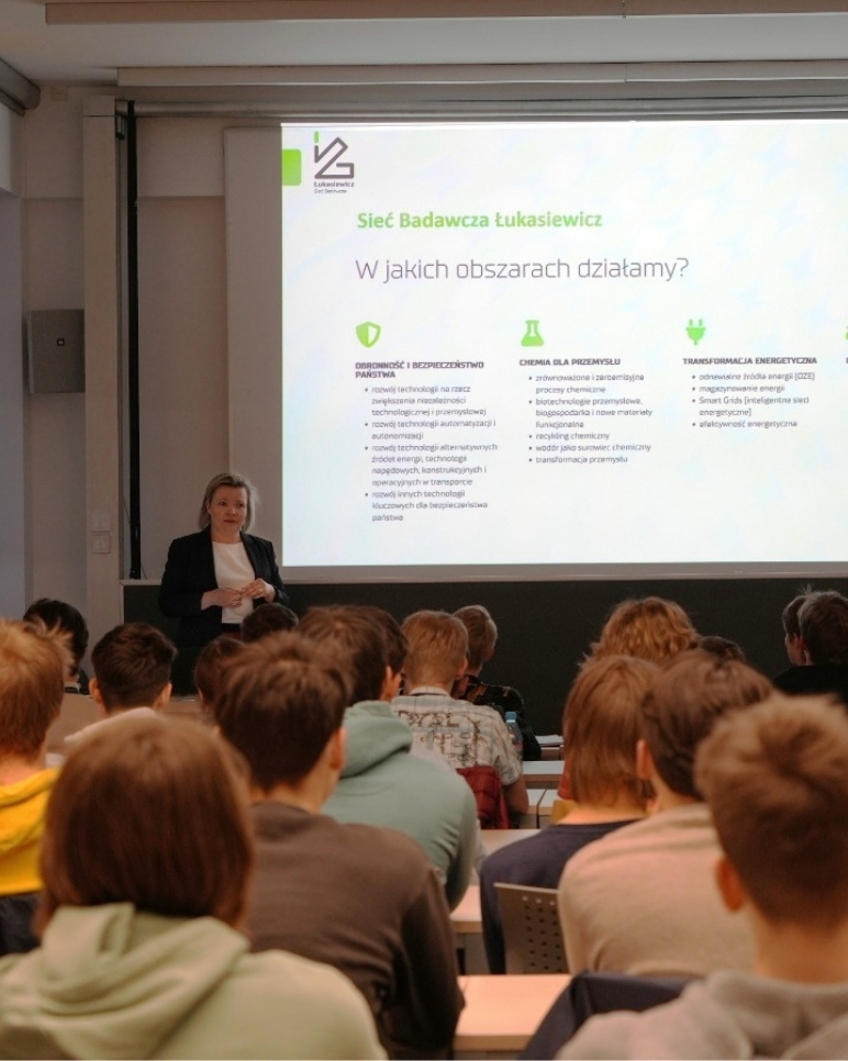 Olympians at Lukasiewicz, Lukasiewicz - ITECH presentation