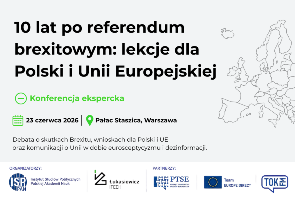 10 lat po referendum brexitowym lekcje dla Polski i Unii Europejskiej