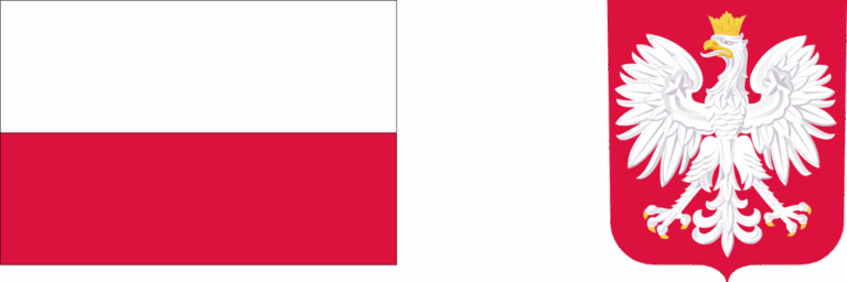 flaga polski, godło